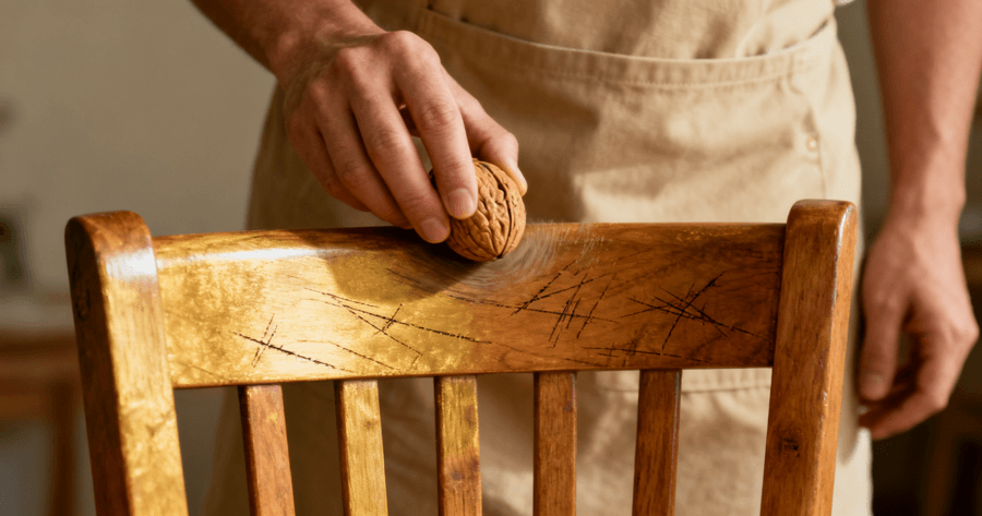 How To Restore Scratched Wood Furniture Using A Walnut: Easy Step-by-Step Guide