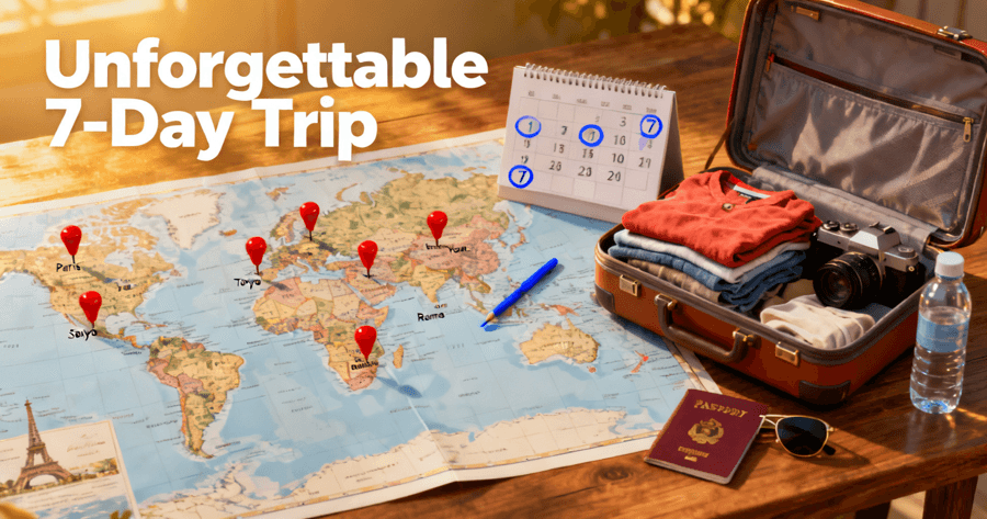 How To Plan An Unforgettable Seven-Day International Trip